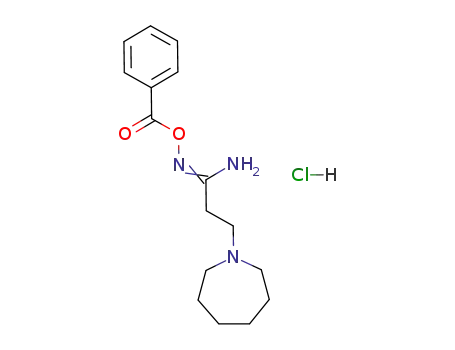 <i>N</i>-benzoyloxy-3-hexahydroazepin-1-yl-propionamidine; hydrochloride