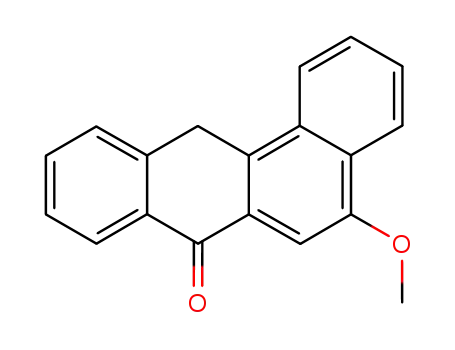 Molecular Structure of 860604-02-0 (5-methoxy-12<i>H</i>-benz[<i>a</i>]anthracen-7-one)