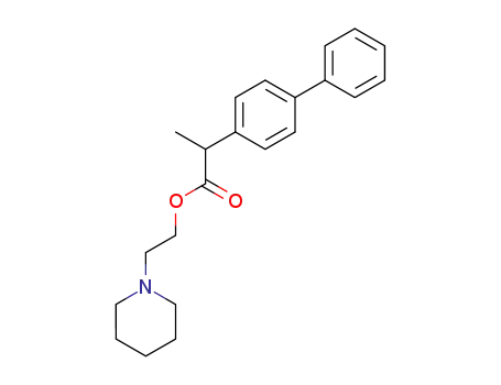 2-biphenyl-4-yl-propionic acid-(2-piperidino-ethyl ester)