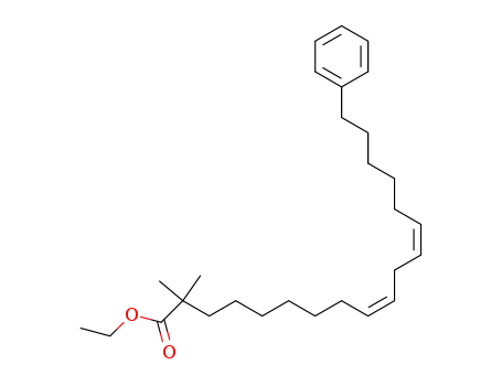 2,2-Dimethyl-18-phenyl-octadeca-cis-9-cis-12-diensaeure-ethylester