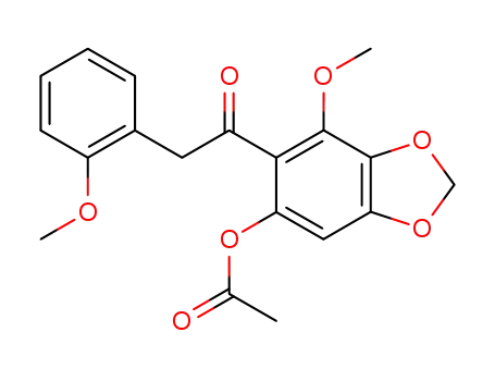 6-acetoxy-2,2'-dimethoxy-3,4-methylenedioxy-deoxybenzoin