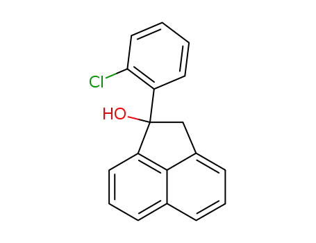 Molecular Structure of 856351-15-0 (1-(2-chloro-phenyl)-acenaphthen-1-ol)