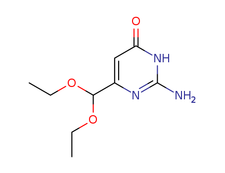 2-amino-6-(diethoxymethyl)-1H-pyrimidin-4-one