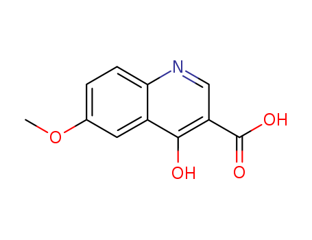3-Quinolinecarboxylicacid, 4-hydroxy-6-methoxy-