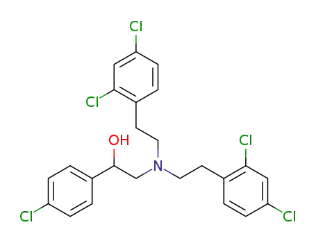 2-{Bis-[2-(2,4-dichloro-phenyl)-ethyl]-amino}-1-(4-chloro-phenyl)-ethanol