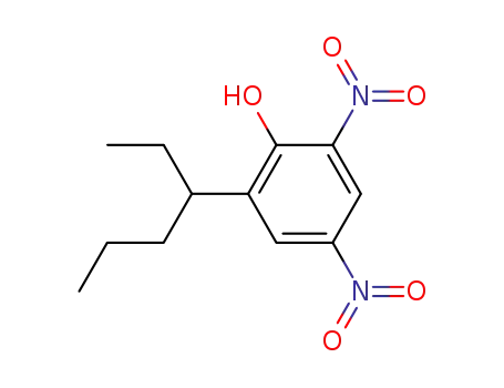3-<2-Hydroxy-3,5-dinitro-phenyl>-hexan