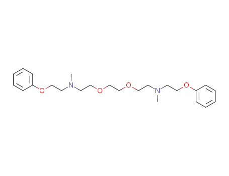 Molecular Structure of 58929-50-3 (Methyl-[2-(2-{2-[methyl-(2-phenoxy-ethyl)-amino]-ethoxy}-ethoxy)-ethyl]-(2-phenoxy-ethyl)-amine)