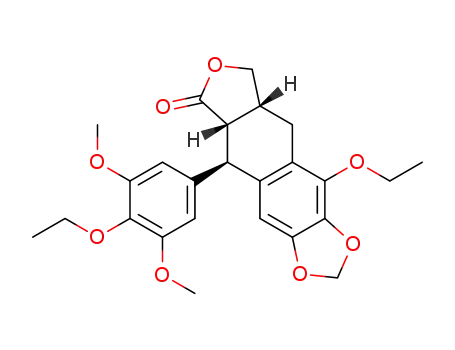 4-ethoxy-9-(4-ethoxy-3,5-dimethoxyphenyl)-5a,6,8a,9-tetrahydro-5H-[2]benzofuro[6,5-f][1,3]benzodioxol-8-one
