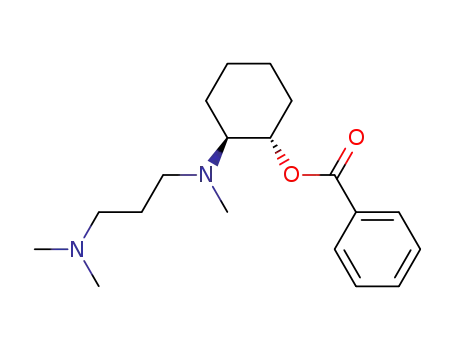 (+/-)-<i>trans</i>-1-benzoyloxy-2-[(3-dimethylamino-propyl)-methyl-amino]-cyclohexane