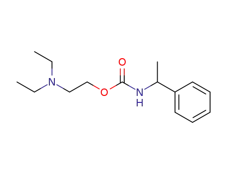 (1-phenyl-ethyl)-carbamic acid-(2-diethylamino-ethyl ester)