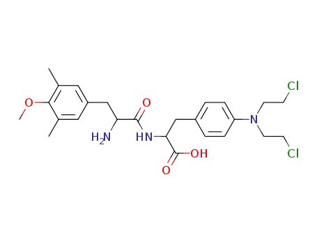 N-<3,5-Dimethyl-4-methoxy-phenylalanyl>-sarkolysin