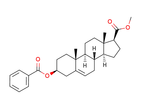3β-benzoyloxy-androstene-(5)-carboxylic acid-(17β)-methyl ester