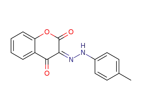 chroman-2,3,4-trione-3-<i>p</i>-tolylhydrazone