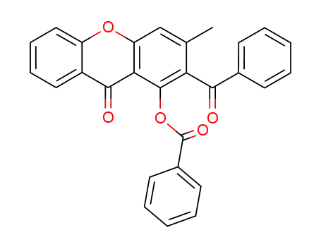 2-benzoyl-1-benzoyloxy-3-methyl-xanthen-9-one