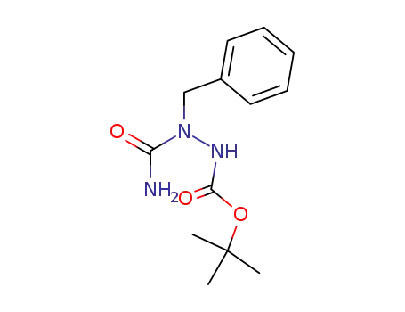 Hydrazinecarboxylic acid, 2-(aminocarbonyl)-2-(phenylmethyl)-,
1,1-dimethylethyl ester