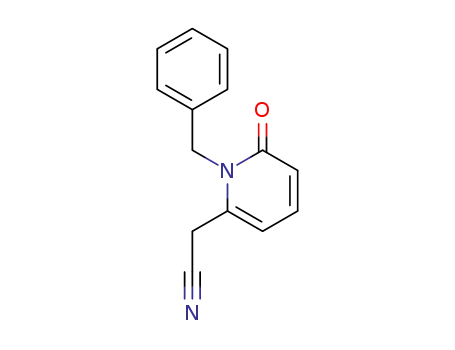 (1-benzyl-6-oxo-1,6-dihydro-[2]pyridyl)-acetonitrile