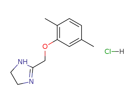 Molecular Structure of 68960-49-6 (2-(2,5-dimethyl-phenoxymethyl)-4,5-dihydro-1<i>H</i>-imidazole; hydrochloride)