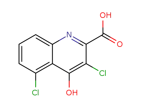 Molecular Structure of 855634-12-7 (Kynurenic  acid,  3,5-dichloro-  (5CI))
