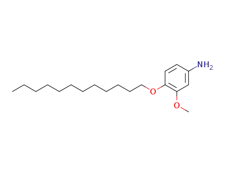 Molecular Structure of 37778-59-9 (Benzenamine, 4-(dodecyloxy)-3-methoxy-)