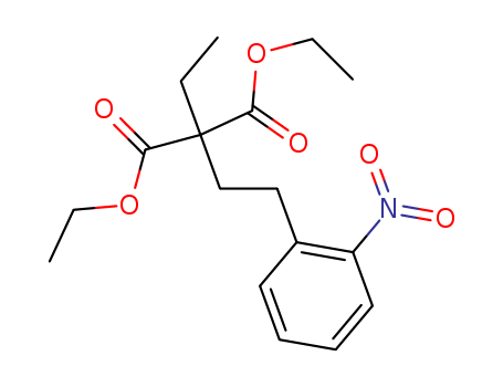 Propanedioic acid,ethyl[2-(2-nitrophenyl)ethyl]-, diethyl ester (9CI) cas  5345-28-8