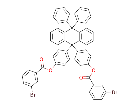 [4-[9-[4-(3-bromobenzoyl)oxyphenyl]-10,10-diphenyl-anthracen-9-yl]phenyl] 3-bromobenzoate