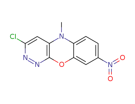 3-chloro-5-methyl-8-nitro-5<i>H</i>-benzo[<i>b</i>]pyridazino[4,3-<i>e</i>][1,4]oxazine