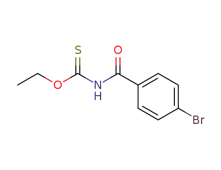 Molecular Structure of 73747-42-9 (N-(4-Bromobenzoyl)thiocarbamic acid O-ethyl ester)