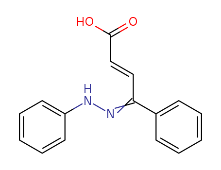 (E)-4-phenyl-4-(phenylhydrazinylidene)but-2-enoic acid cas  6627-28-7