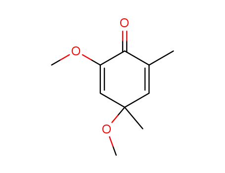 Molecular Structure of 58245-81-1 (2,4-Dimethoxy-4,6-dimethyl-2,5-cyclohexadienon)