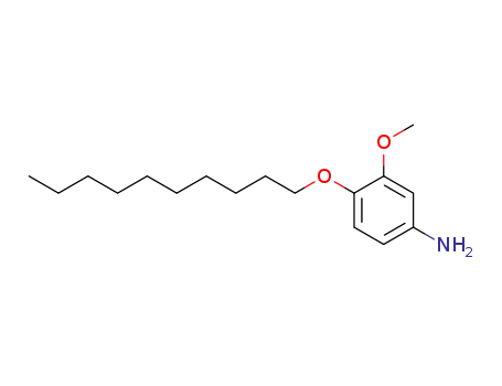 Molecular Structure of 15382-65-7 (4-(decyloxy)-3-methoxyaniline)