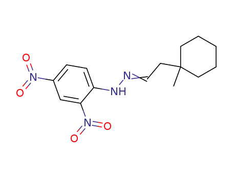 (1-methyl-cyclohexyl)-acetaldehyde-(2,4-dinitro-phenylhydrazone)