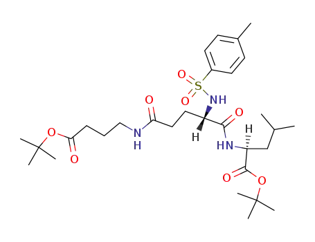 N<sup>α</sup>-<Toluol-p-sulfony>-N<sup>γ</sup>-<3-tert-butoxycarbonyl-propyl>-L-glutaminyl-L-leucin-tert-butylester