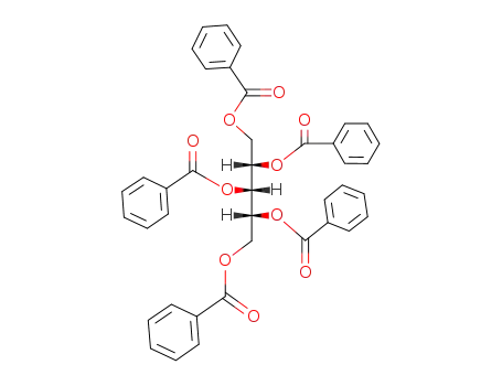 Molecular Structure of 36030-82-7 (Xylitol, pentabenzoate)