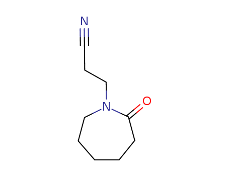 1H-Azepine-1-propanenitrile, hexahydro-2-oxo-