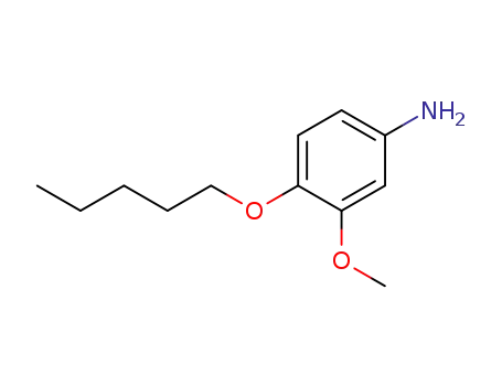 Molecular Structure of 104743-34-2 (3-methoxy-4-(pentyloxy)aniline)