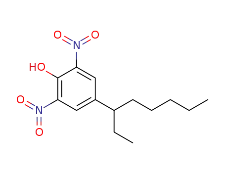 Molecular Structure of 4137-13-7 (4-n-(α-Ethyl)hexyl-2,6-dinitrophenol)