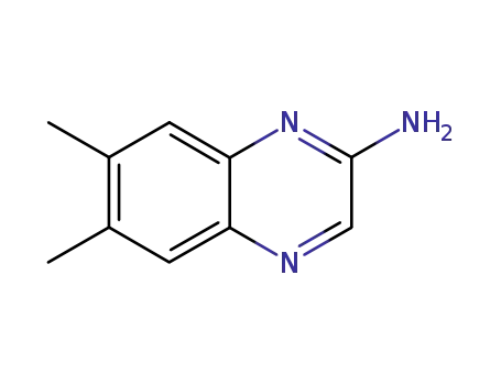 Molecular Structure of 874499-50-0 (Quinoxaline, 2-amino-6,7-dimethyl- (5CI))