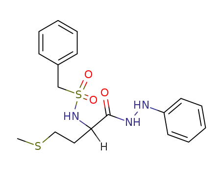 Molecular Structure of 7475-22-1 (N-[1-(anilinocarbamoyl)-3-methylsulfanyl-propyl]-1-phenyl-methanesulfo namide)