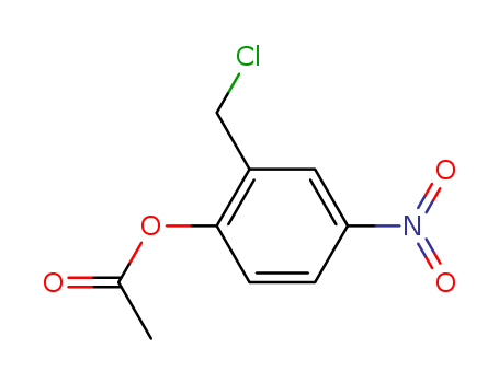 Phenol,2-(chloromethyl)-4-nitro-, acetate (ester) (9CI)