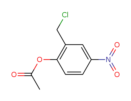 Molecular Structure of 5174-32-3 (2-ACETOXY-5-NITROBENZYL CHLORIDE)