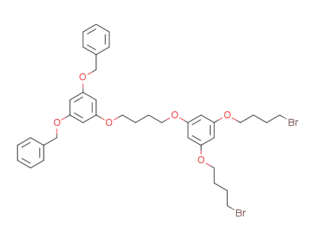 Benzene,
1-[4-[3,5-bis(phenylmethoxy)phenoxy]butoxy]-3,5-bis(4-bromobutoxy)-