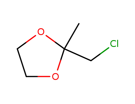Molecular Structure of 4469-49-2 (2-(chloromethyl)-2-methyl-1,3-dioxolane)