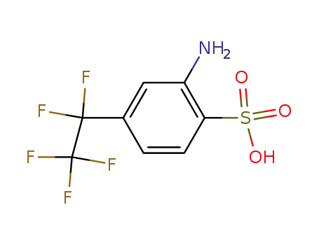 3-Amino-1-pentafluorethyl-benzol-sulfonsaeure-<sup>(4)</sup>