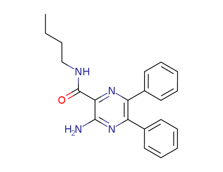 3-amino-N-butyl-5,6-diphenyl-pyrazine-2-carboxamide cas  7509-57-1