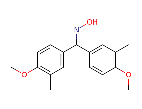 Molecular Structure of 855287-64-8 (4,4'-dimethoxy-3,3'-dimethyl-benzophenone oxime)