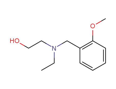 Molecular Structure of 104743-43-3 (2-[Ethyl-(2-Methoxy-benzyl)-aMino]-ethanol)