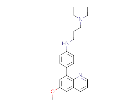 Molecular Structure of 5429-83-4 (1,3-Propanediamine,N1,N1-diethyl-N3-[4-(6-methoxy-8-quinolinyl)phenyl]-)