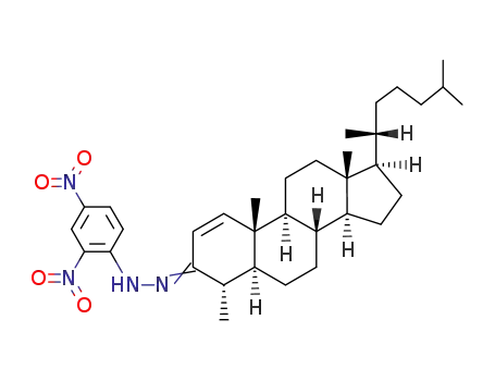 4α-methyl-5α-cholest-1-en-3-one-(2,4-dinitro-phenylhydrazone)