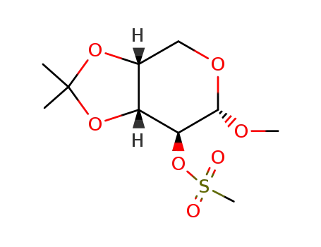 methyl 3,4-O-isopropylidene-2-O-methanesulfonyl-α-D-arabinopyranoside
