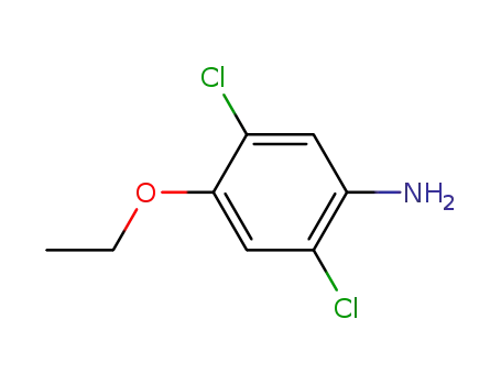 Molecular Structure of 817165-65-4 (p-Phenetidine, 2,5-dichloro-)
